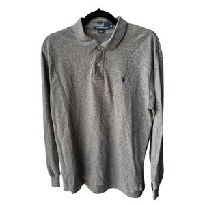 Polo Ralph Lauren Men’s Gray long sleeve polo